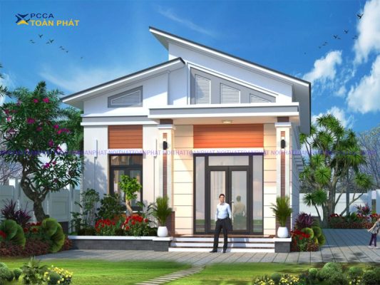 thiết kế nhà cấp 4 6x15m 3 phòng ngủ