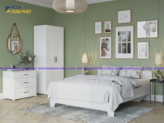 thiết kế nội thất nhà cấp 4 5x10 có 2 phòng ngủ