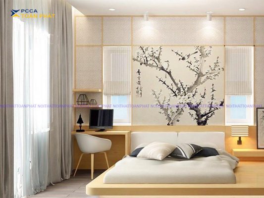thiết kế phòng ngủ đơn giản tiết kiệm